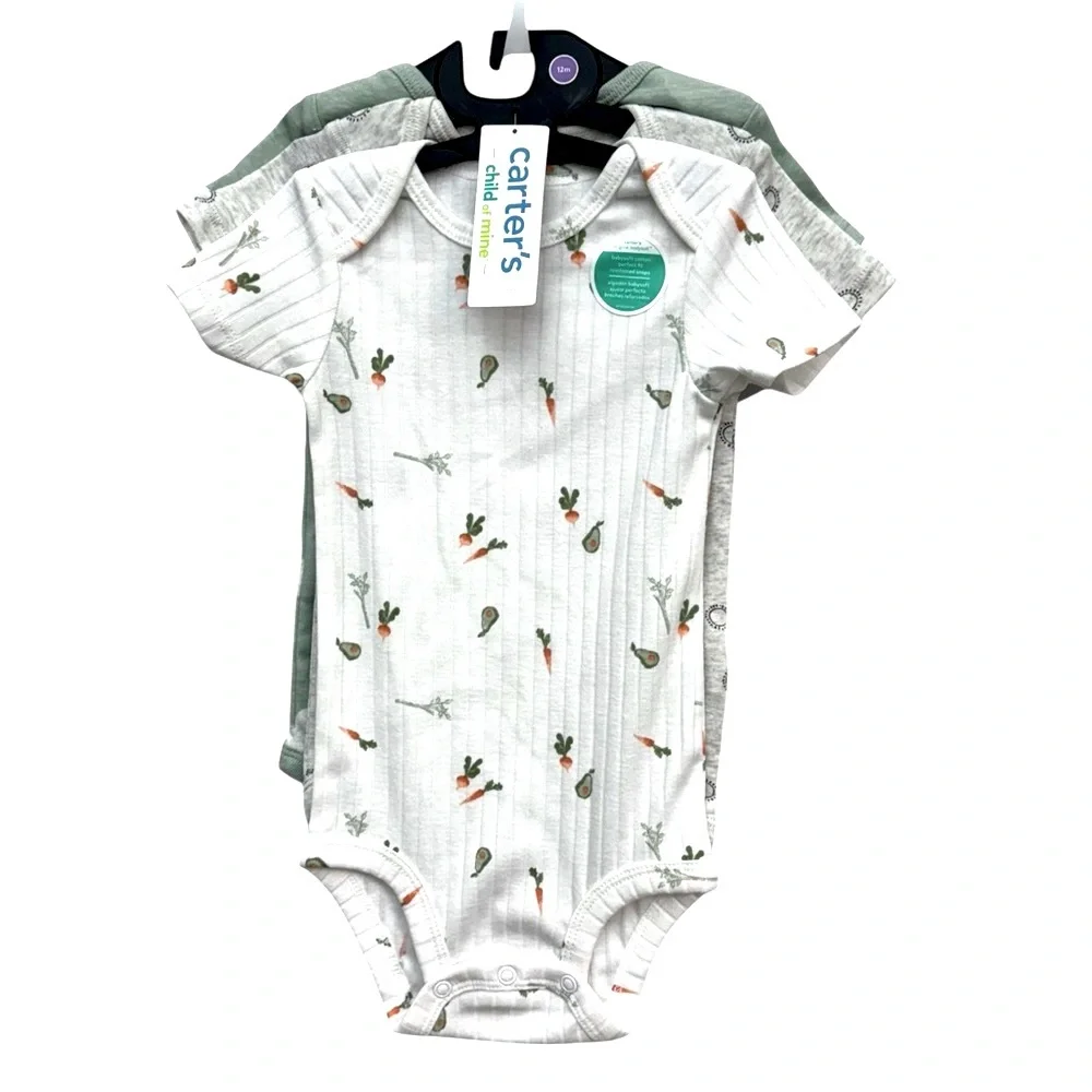 Carter’s‎ Girls Onesies Set of 3 Size 12M
